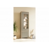 Vitriinkapp STRANDA hallikasroheline / tamm, 58x39xH195 cm