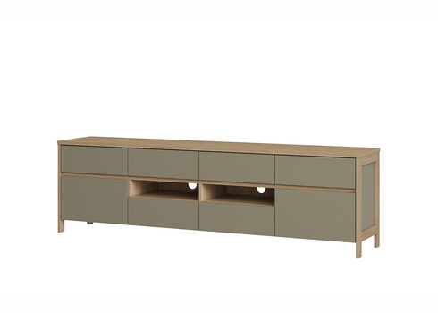 Tv-alus STRANDA hallikasroheline / tamm, 193x39xH58 cm