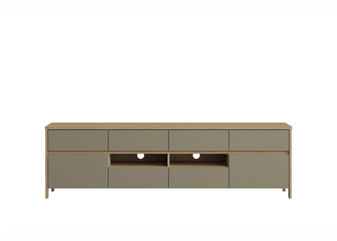Tv-alus STRANDA hallikasroheline / tamm, 193x39xH58 cm