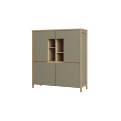 Kapp STRANDA hallikasroheline / tamm, 111x39xH125 cm