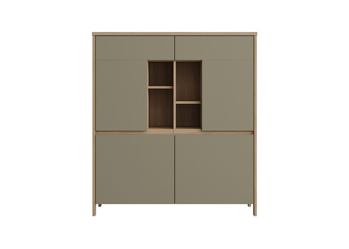 Kapp STRANDA hallikasroheline / tamm, 111x39xH125 cm