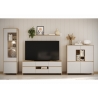 Tv-alus STRANDA valge / tamm, 164x39xH58 cm