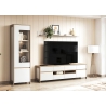 Tv-alus STRANDA valge / tamm, 193x39xH58 cm