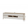 Tv-alus STRANDA valge / tamm, 193x39xH58 cm