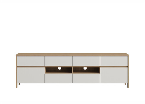 Tv-alus STRANDA valge / tamm, 193x39xH58 cm