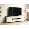 Tv-alus STRANDA valge / tamm, 193x39xH58 cm