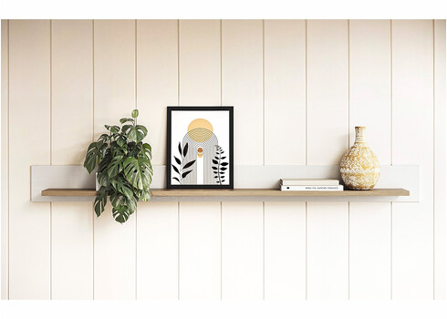 Kontorikomplekt STRANDA valge / tamm