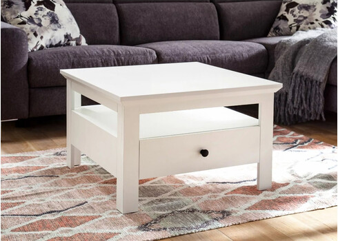 Diivanilaud TRENDTEAM valge, 70x70xH46 cm