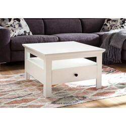 Diivanilaud TRENDTEAM valge, 70x70xH46 cm