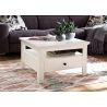 Diivanilaud TRENDTEAM valge, 70x70xH46 cm
