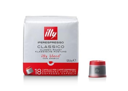 Kohvikapslid Illy, espresso, 18tk punane