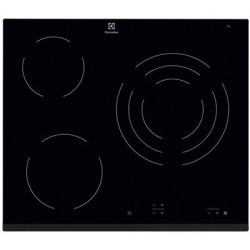 Int.keraamiline plaat, Electrolux, 3 keeduala, 60cm