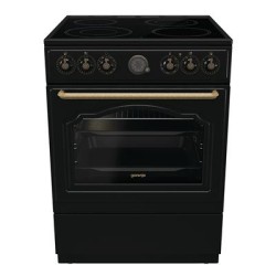 Keraamiline pliit, Gorenje, 60cm, retro black