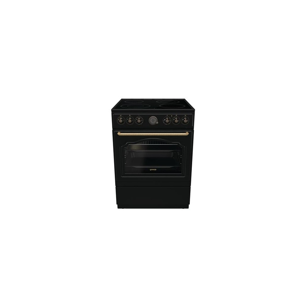 Keraamiline pliit, Gorenje, 60cm, retro black Keraamiline pliit, Gorenje, 60cm, retro black