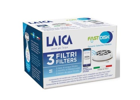 Veefilter Fast Disk 3-pakk, Laica