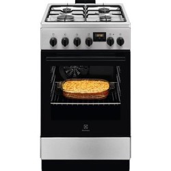 Gaasipliit elektriahjuga, Electrolux, 50cm, rst