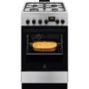 Gaasipliit elektriahjuga, Electrolux, 50cm, rst