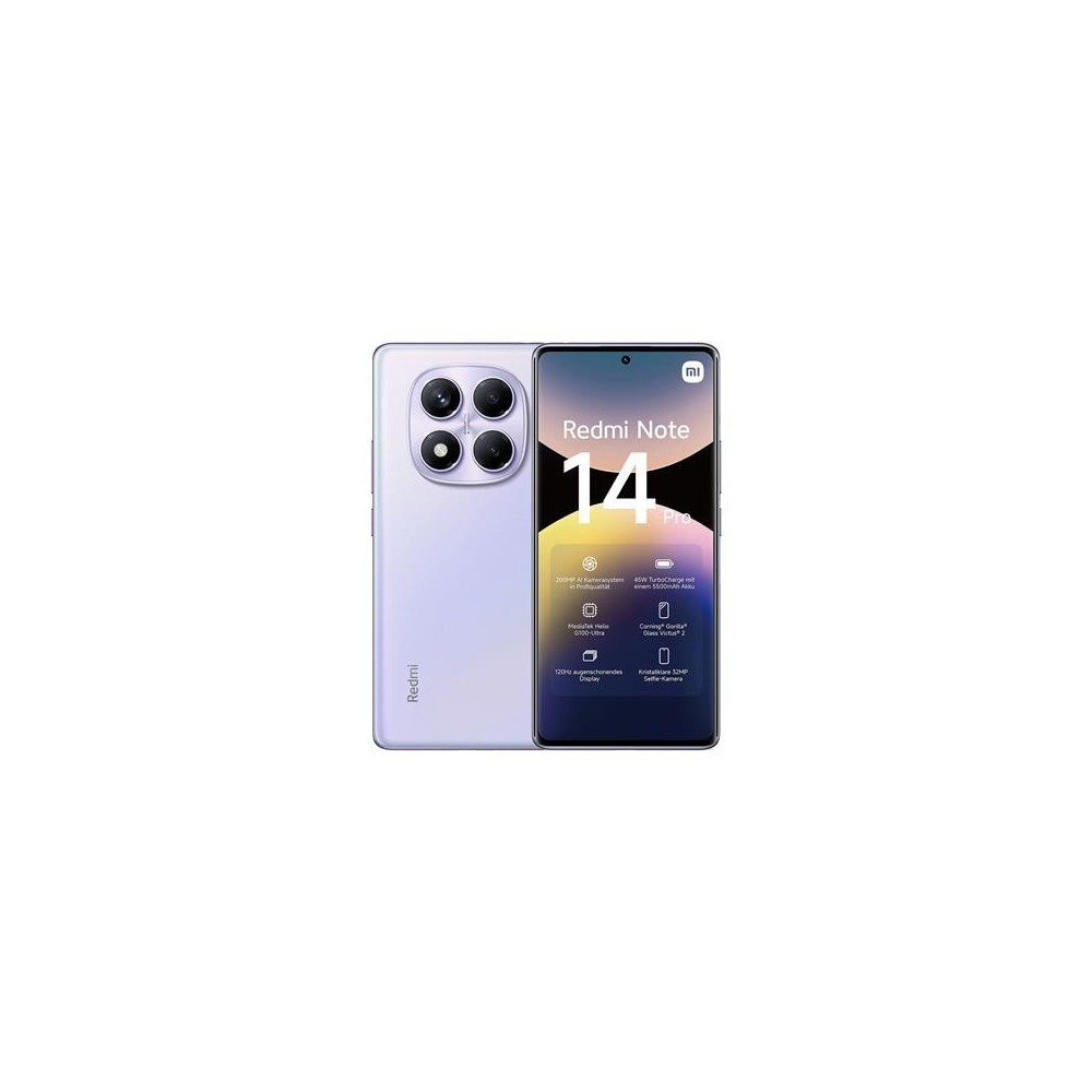 Xiaomi Redmi Note 14 Pro 8+256GB, lilla