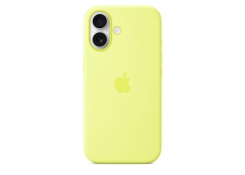 iPhone 17 Silicone Case with MagSafe, Neon Yellow