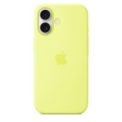 iPhone 17 Silicone Case with MagSafe, Neon Yellow