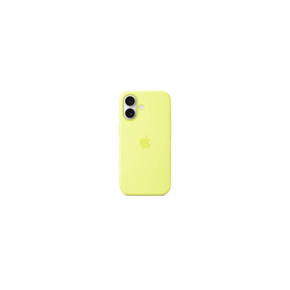 iPhone 17 Silicone Case with MagSafe, Neon Yellow