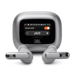 Täielikult juhtmevabad kõrvaklapid JBL Live Beam 3, hõbe