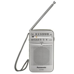 Taskuraadio Panasonic, hõbe