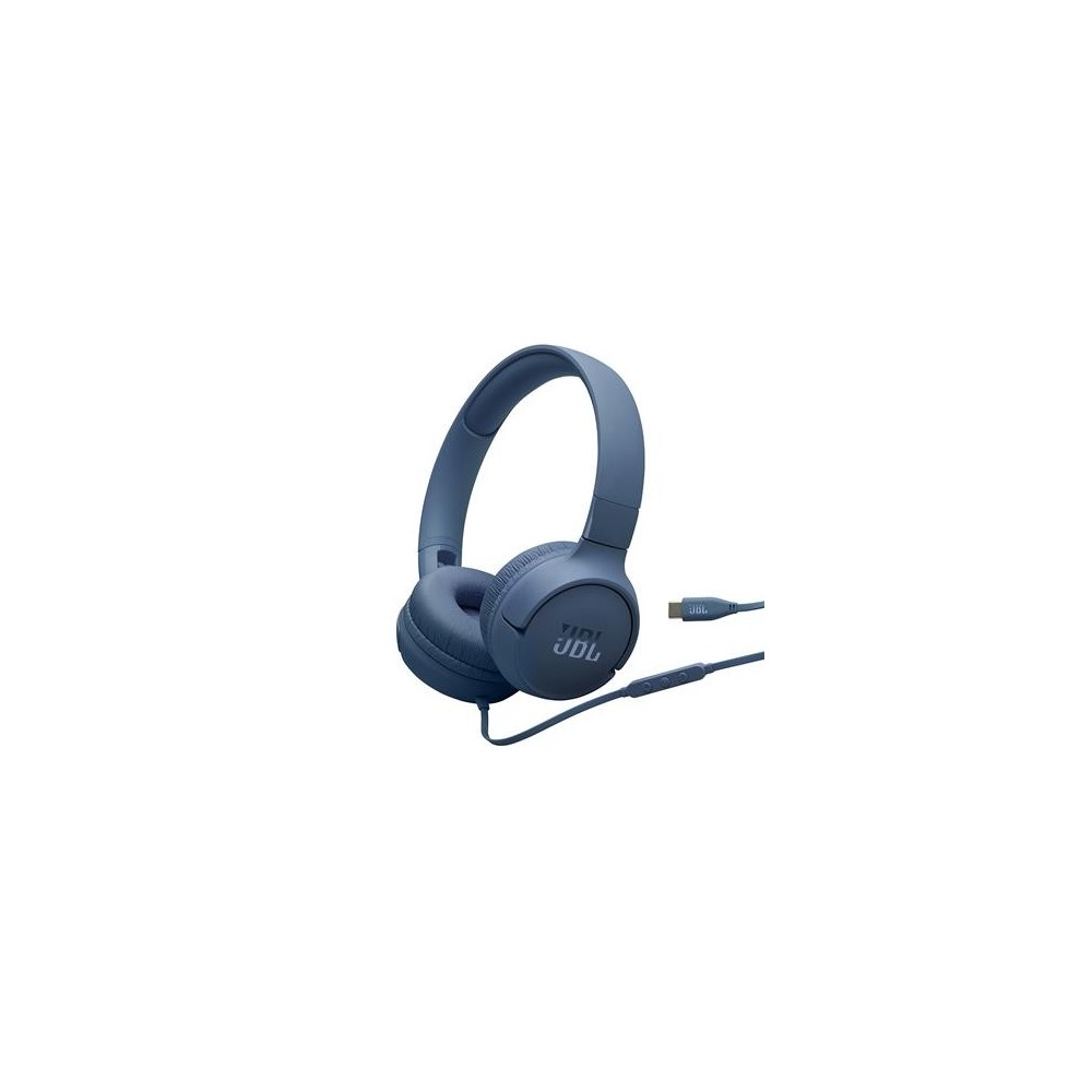 Kõrvaklapid JBL T520C, kõrva pealsed, blue