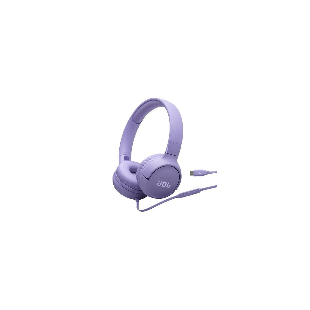 Kõrvaklapid JBL T520C, kõrva pealsed, lilla