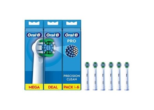 Lisaharjad Oral-B Precision Clean Pro, 6tk valge