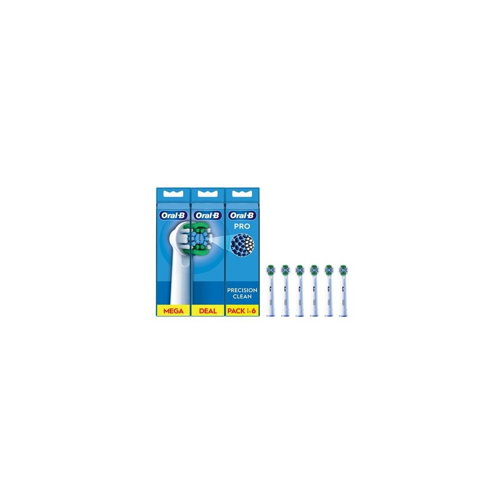 Lisaharjad Oral-B Precision Clean Pro, 6tk valge