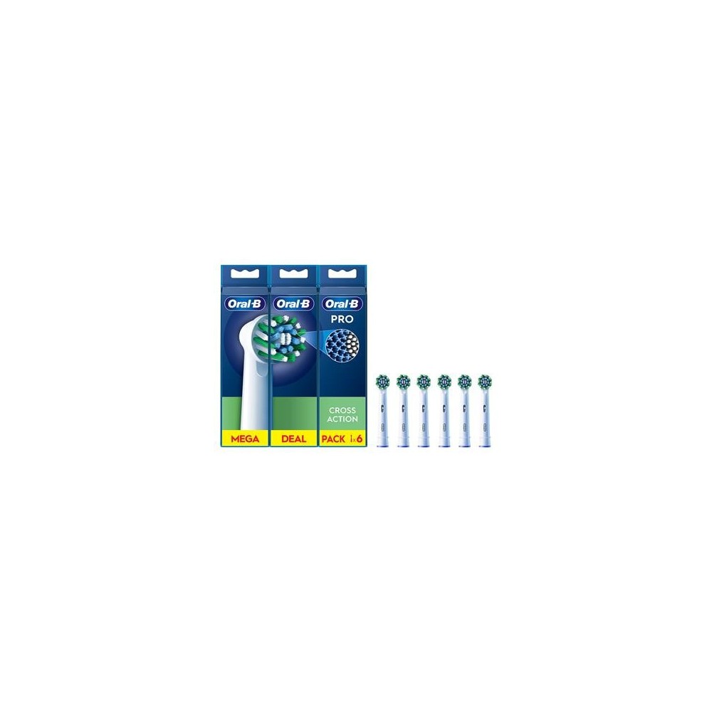 Lisaharjad Oral-B, Cross Action Pro, 6tk