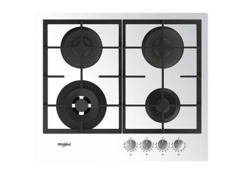 Int.gaasiplaat Whirlpool, 4x, valge