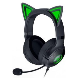 Peakomplekt Razer Kraken Kitty V2, must