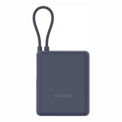 Power bank Xiaomi 10000mAh 33, Integrated cable, Ice Blue