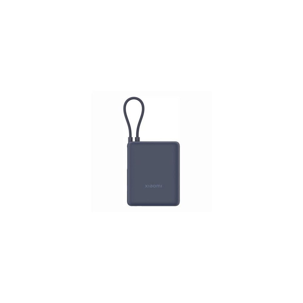 Power bank Xiaomi 10000mAh 33, Integrated cable, Ice Blue