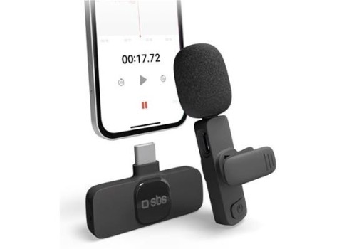 Microphone SBS with Type-C receiver, Black