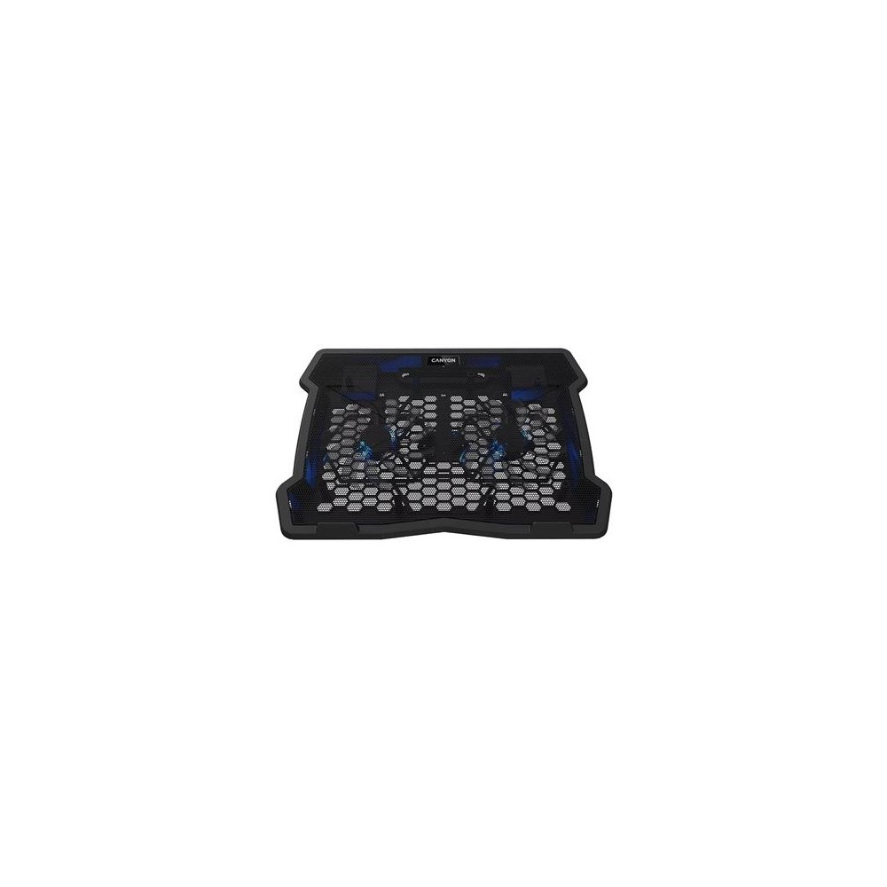 Jahutusalus Canyon NS03, 2xFan, 2xUSB, LED, Black