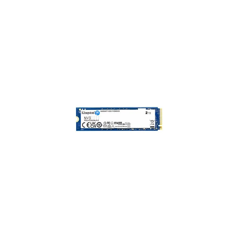 SSD Kingston NV3 2000GB M.2 PCIe 4.0 NVMe SSD Kingston NV3 2000GB M.2 PCIe 4.0 NVMe