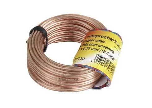 Kõlarikaabel Hama  2 x 0.75 mm, 10m