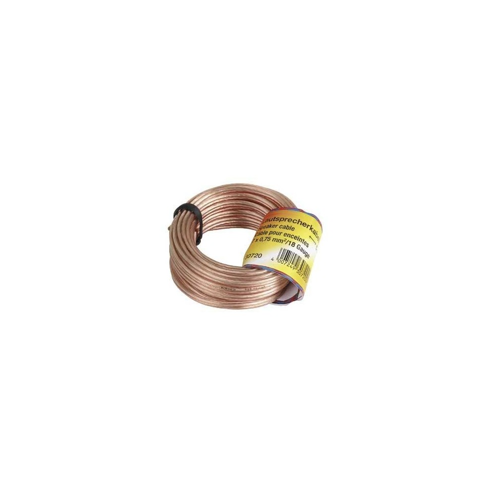 Kõlarikaabel Hama  2 x 0.75 mm, 10m