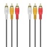 Kaabel Hama 3RCA-3RCA, 3m