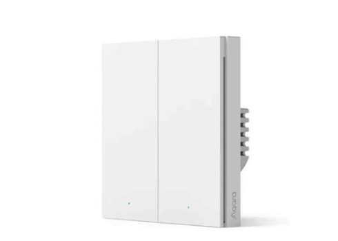 Aqara Smart Wall Switch H1 No Neutral, Double Rocker
