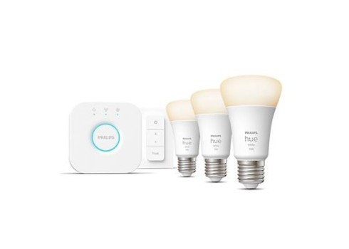 Philips Hue Starter Kit Soft-warm 9.5W A60 E27 3pcs sw EU