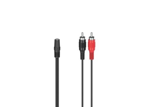 Kaabel Hama 2RCA - 3.5mm socket