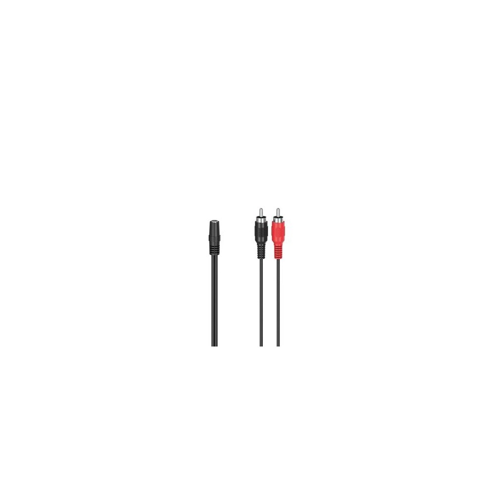 Kaabel Hama 2RCA - 3.5mm socket