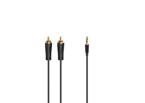 Kaabel Hama 3,5mm- 2 RCA, 1,5m, kullatud