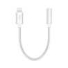 Adapter Puro Lightning to jack 3,5 mm, 15cm, White