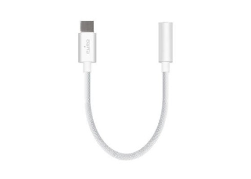 Adapter Puro USB-C to jack 3,5 mm, 15cm, White