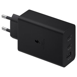 Vooluadapter Samsung 65W Trio USB-C-A, Black